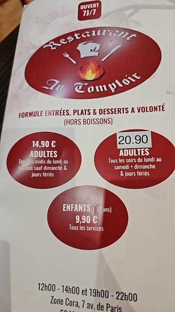 Au Comptoir - Menu Image 3